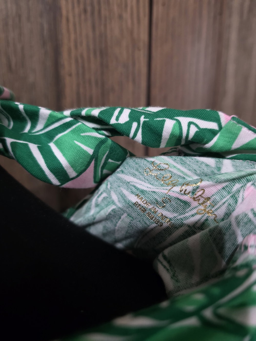 Lilly Pulitzer Palm Green and Pink Mini Dress - Picture 3 of 4